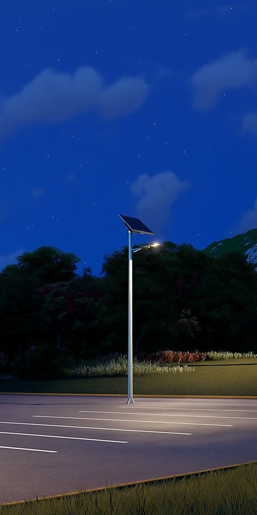 Strada solar light illuminate parking lots-1